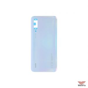Изображение Задняя крышка для Xiaomi Mi 9 Lite белая (оригинал)