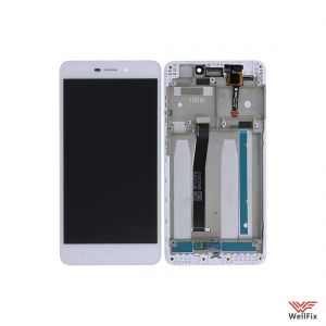 Изображение Дисплей Xiaomi Redmi 4A в сборе белый (оригинал)