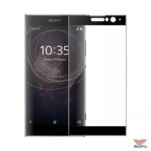 Изображение Защитное 5D стекло для Sony Xperia XA2 черное