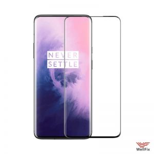 Изображение Защитное 5D стекло для OnePlus 7 черное