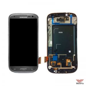 Изображение Дисплей для Samsung I9300 Galaxy S III (TFT дисплей) в сборе серый