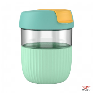 Изображение Стакан-непроливайка Kiss Kiss Fish Rainbow Cup Lemon Mint