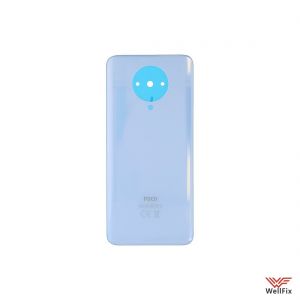 Изображение Задняя крышка для Xiaomi Poco F2 Pro белая (оригинал)