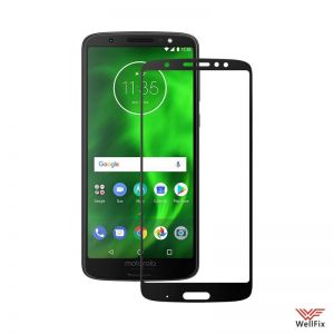 Изображение Защитное 3D стекло для Motorola Moto G6 Plus черное