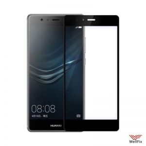 Изображение Защитное 3D стекло для Huawei P9 Plus черное