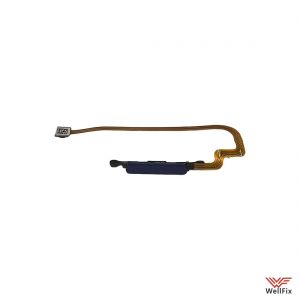 Изображение Шлейф для Xiaomi Poco M3 на сканер отпечатка пальца синий (оригинал)