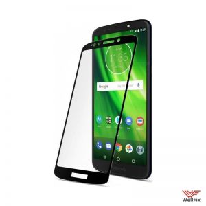 Изображение Защитное 3D стекло для Motorola Moto G6 черное