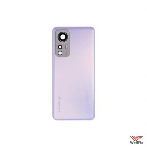 Изображение Задняя крышка для Xiaomi 12X фиолетовая (оригинал)