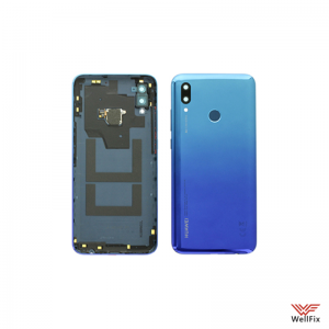 Изображение Задняя крышка Huawei P Smart 2019 в сборе синяя (оригинал)
