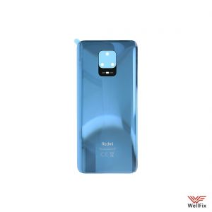 Изображение Задняя крышка для Xiaomi Redmi Note 9S синяя (оригинал)