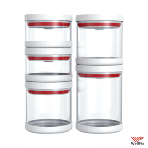 Изображение Вакуумный контейнер для продуктов Circle Joy (5шт) CJ-VST14