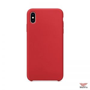 Изображение Силиконовый чехол для iPhone XR красный