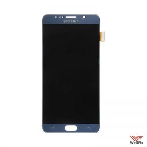 Изображение Дисплей для Samsung Galaxy Note 5 в сборе синий