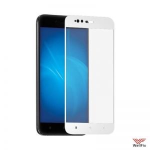 Изображение Защитное 5D стекло для Xiaomi Mi A1 / Mi5X белое