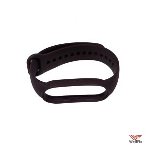 Изображение Силиконовый ремешок Xiaomi Mi Band 5 / 6 бордовый (оригинал)