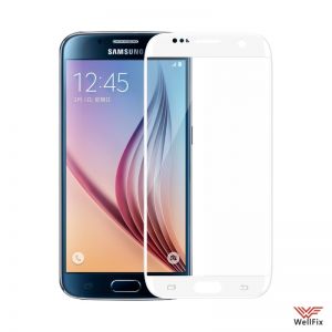 Изображение Защитное 5D стекло для Samsung Galaxy S6 Edge SM-G925F белое