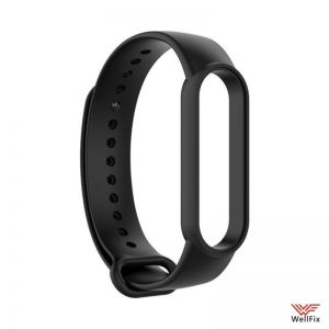 Изображение Силиконовый ремешок Xiaomi Mi Band 5 / 6 черный