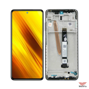 Изображение Дисплей для Xiaomi Poco X3 в сборе черный