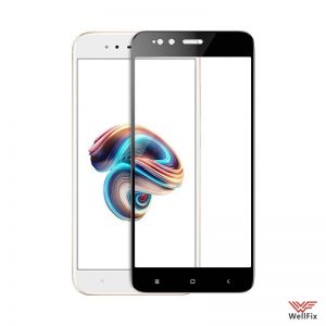 Изображение Защитное 3D стекло для Xiaomi Mi A1 / Mi5X черное