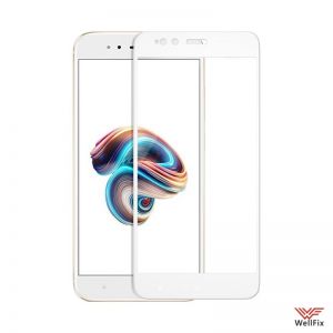 Изображение Защитное 3D стекло для Xiaomi Mi A1 / Mi5X белое
