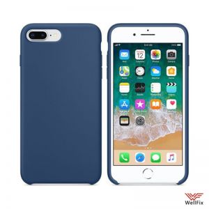 Изображение Силиконовый чехол для iPhone 7 Plus/8 Plus темно-синий