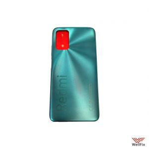 Изображение Задняя крышка для Xiaomi Redmi 9T NFC зеленая (оригинал)