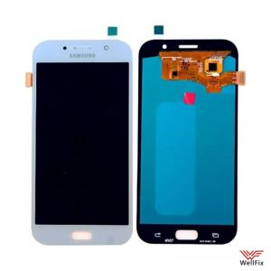 Изображение Дисплей для Samsung Galaxy A7 (2017) SM-A720F в сборе белый