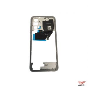 Изображение Средняя часть корпуса Xiaomi Redmi 10 NFC серая (оригинал)