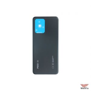 Изображение Задняя крышка для Xiaomi Poco X4 GT черная (оригинал)