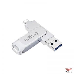 Изображение Флеш накопитель 3 в 1 iDragon U013 Lightning / microUSB / USB 3.0 128Gb