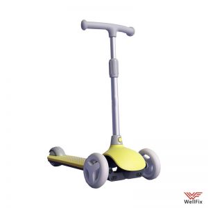 Изображение Детский самокат Rice Rabbit Scooter желтый