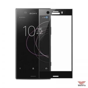 Изображение Защитное 5D стекло для Sony Xperia XZ3 черное