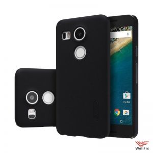 Изображение Пластиковый чехол для LG Nexus 5X черный (Nillkin)