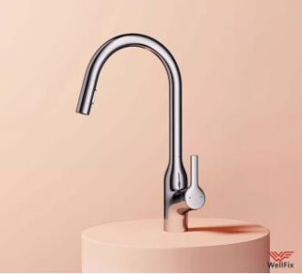 Изображение Кухонный поворотный смеситель Diiib Kitchen Faucet Silver (DXCF010)