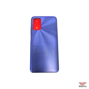 Изображение Задняя крышка для Xiaomi Redmi 9T NFC синяя (оригинал)
