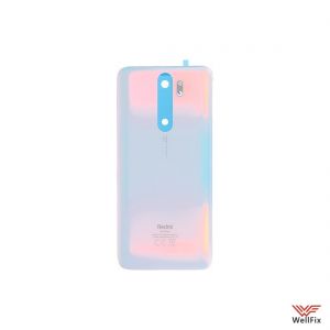 Изображение Задняя крышка для Xiaomi Redmi Note 8 Pro белая (оригинал)