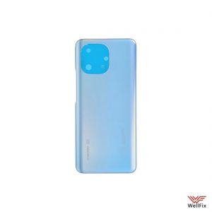 Изображение Задняя крышка для Xiaomi Mi 11 синяя (оригинал)