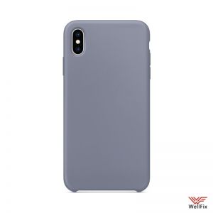 Изображение Силиконовый чехол для iPhone XR светло-синий