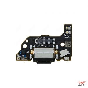Изображение Шлейф (плата) для Xiaomi Mi 11 Lite 5G NE на разъем зарядки / микрофон (оригинал)