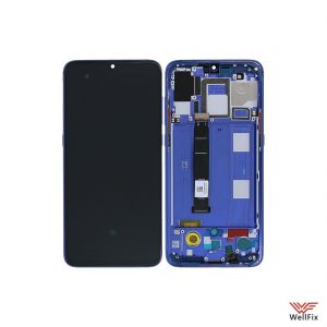 Изображение Дисплей Xiaomi Mi 9 сборе синий (оригинал)