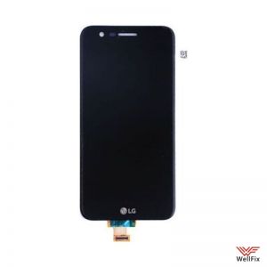 Изображение Дисплей для LG K10 (2017) M250 в сборе черный