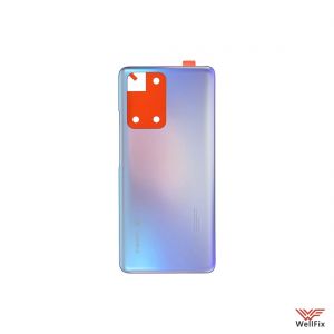 Изображение Задняя крышка для Xiaomi 11T Pro синяя (оригинал)