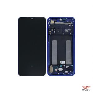 Изображение Дисплей Xiaomi Mi 9 Lite сборе синий (оригинал)