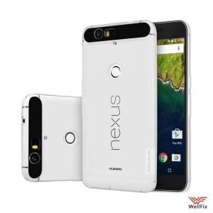 Изображение Силиконовый чехол для Huawei Nexus 6P белый (Nillkin)