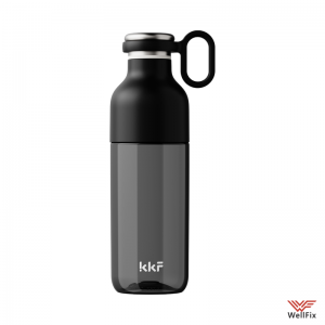 Изображение Бутылка Kiss Kiss Fish META Sports Water Bottle 690ml черная