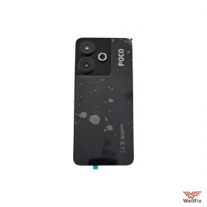 Изображение Задняя крышка для Xiaomi Poco M6 4G черная (оригинал)