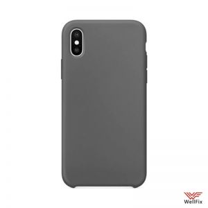 Изображение Силиконовый чехол для iPhone X, XS серый