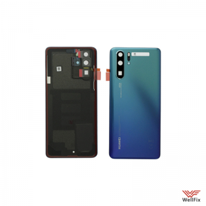 Изображение Задняя крышка Huawei P30 Pro в сборе синяя (оригинал)