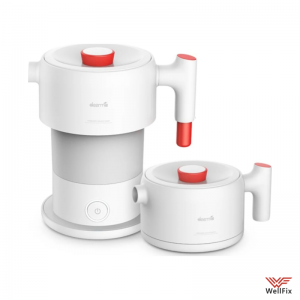 Изображение Складной чайник Deerma DH202 Collapsible Silicone Kettle 0.6 л