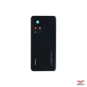 Изображение Задняя крышка для Xiaomi 12T Pro черная (оригинал)